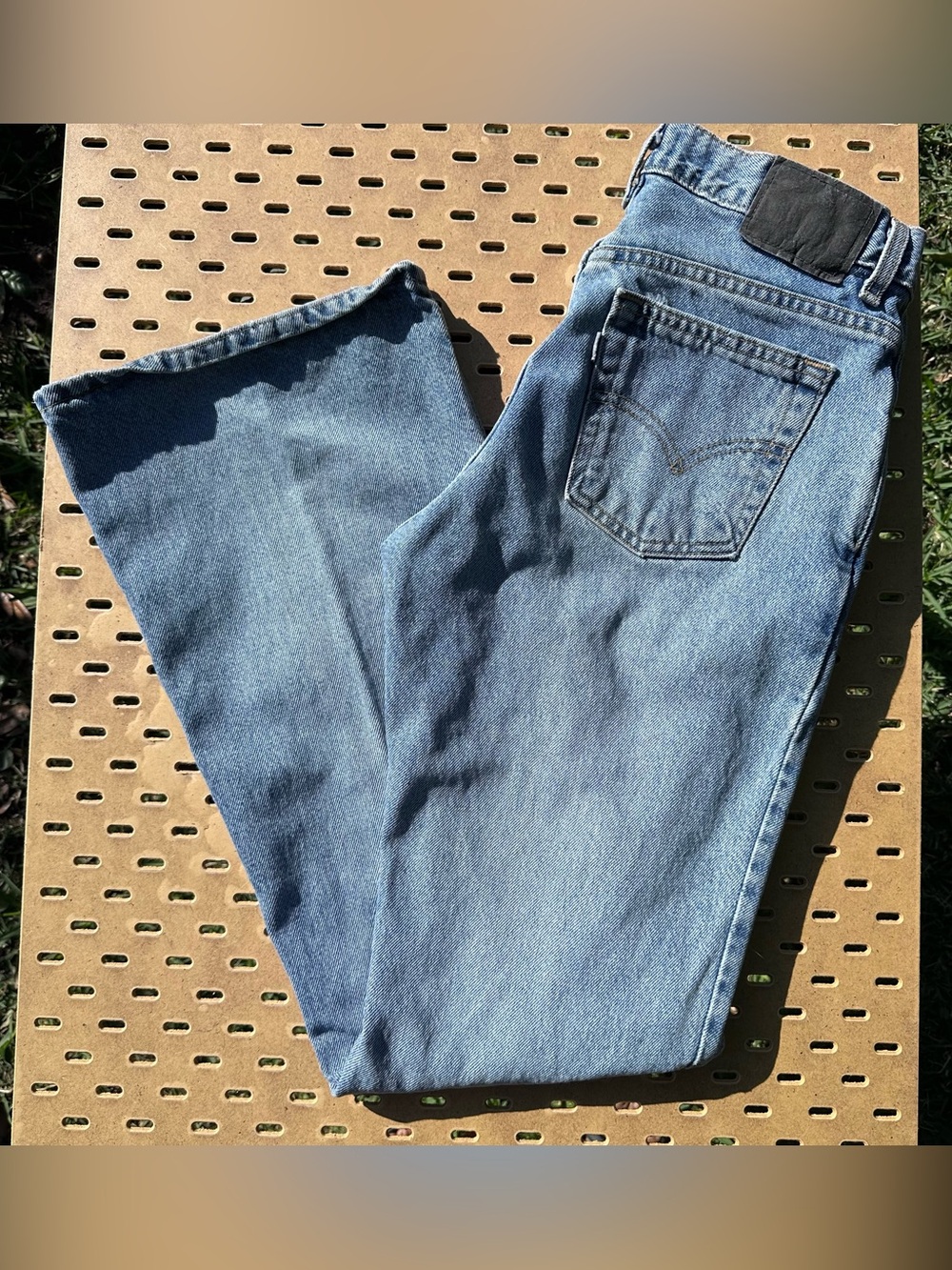 Vintage Levi’s SilverTab Hipster Flare Jeans Blue Light Wash 9 Medium